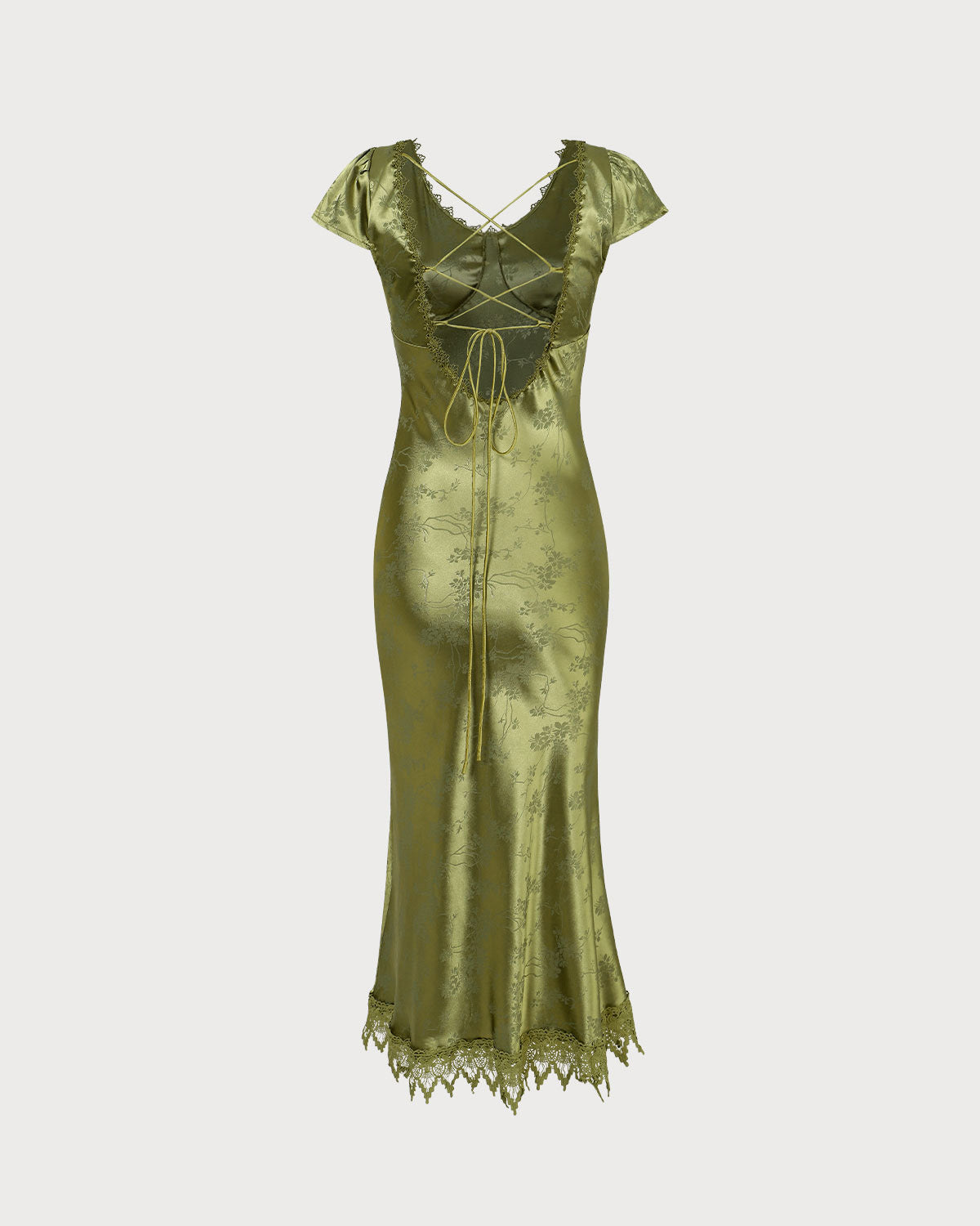 Darcy | Slim Fit Cap Sleeve Satin Wedding Guest Dress