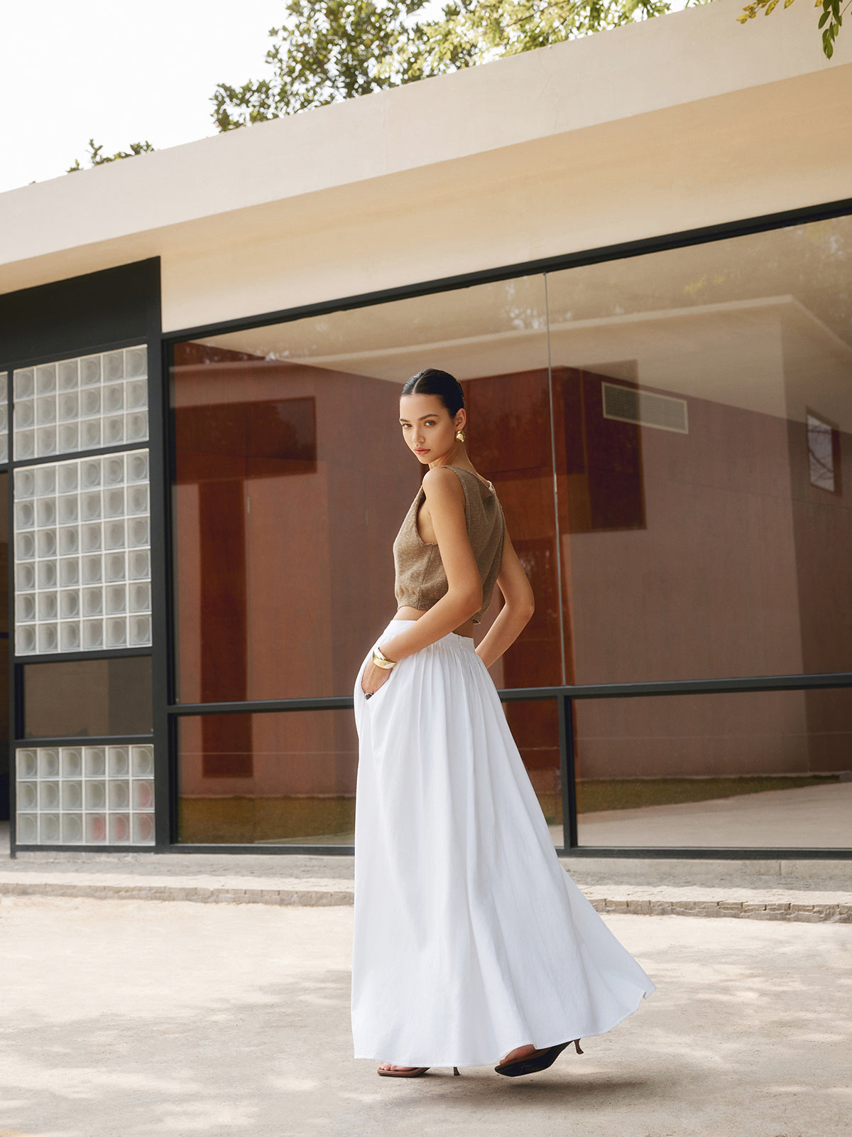 Delilah | Cropped Festival Outfit Tank Top