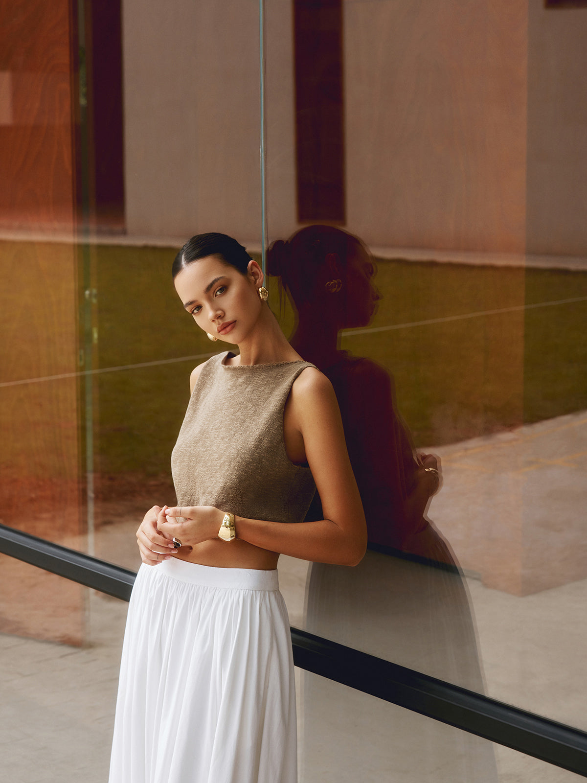 Delilah | Cropped Festival Outfit Tank Top