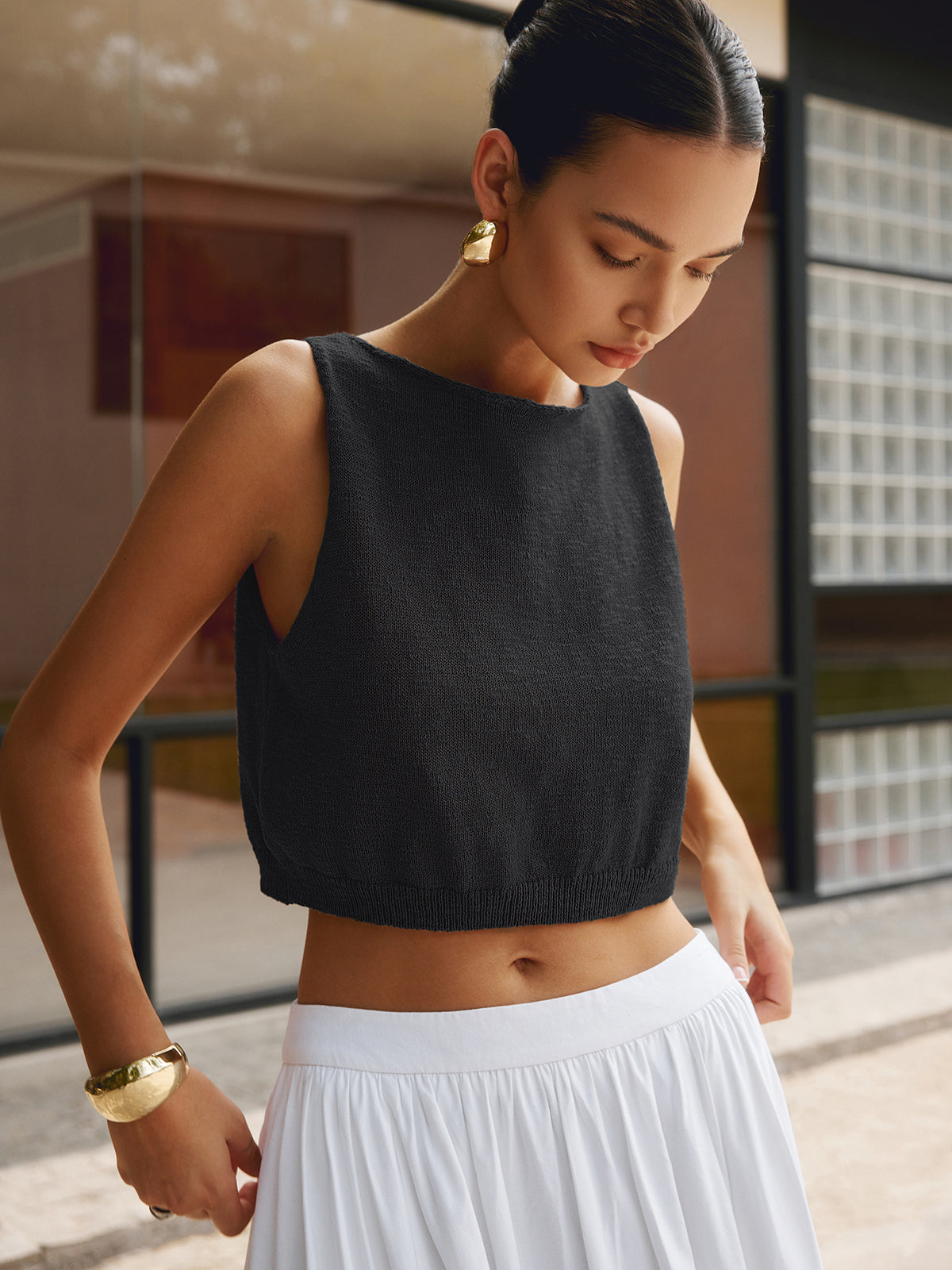 Delilah | Cropped Festival Outfit Tank Top