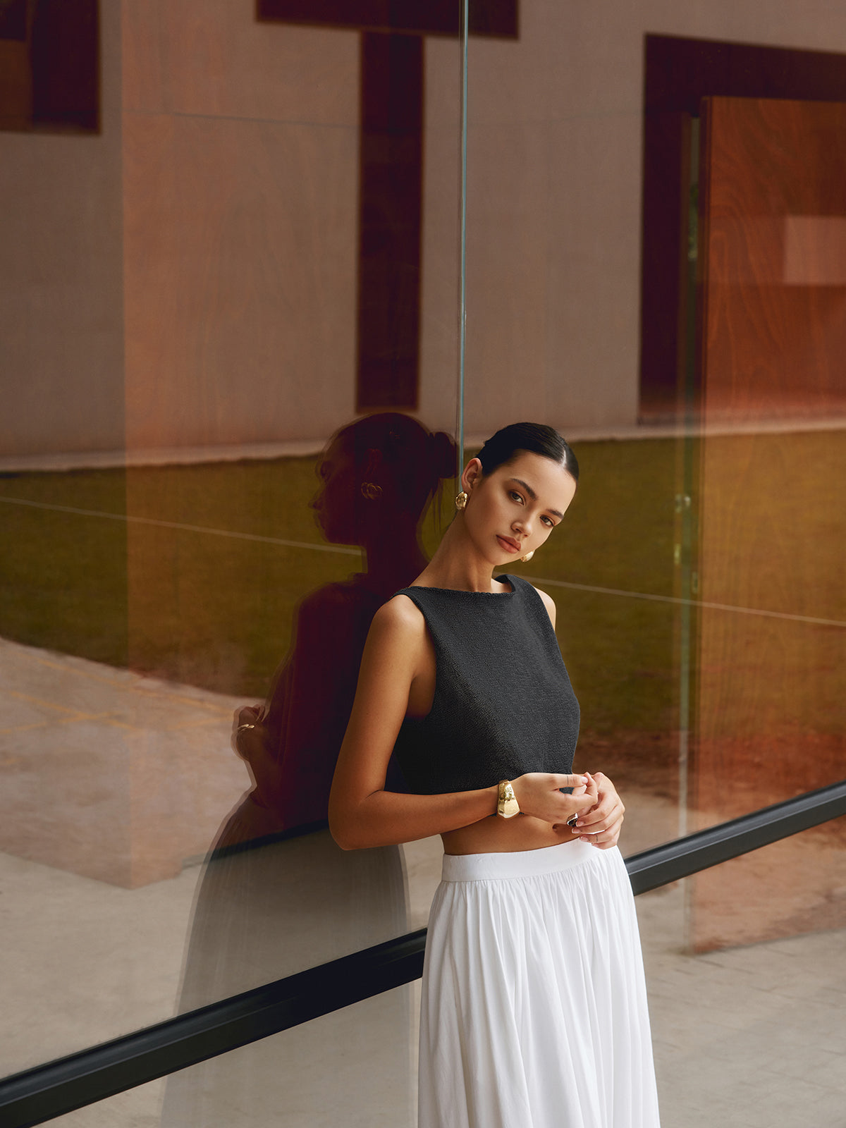 Delilah | Cropped Festival Outfit Tank Top