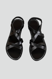 Diana | Flat Criss-Cross Strap Sandals