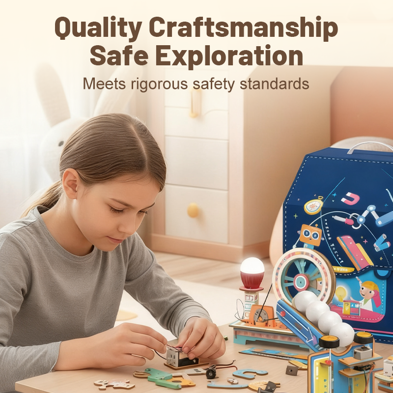 Easton | 8-in-1 Scientific Experiment Kit with STEM Projects for Educational Learning and Exploration