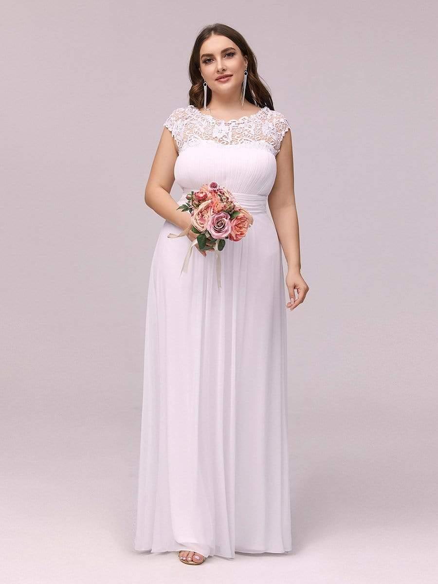 Elara | Lace Cap Sleeve Maxi Bridesmaid Dress Mother of the Bride Outfits