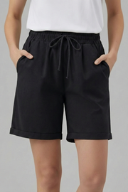 Eliana | Relaxed Fit Drawstring Waist Shorts