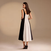 Elodie | Fitted Waist A-Line Midi Ladies Day Dress