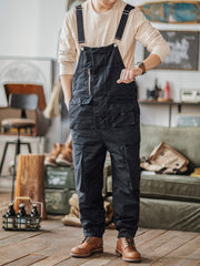 Eric | Relaxed Fit Cotton Overalls