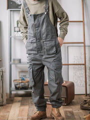 Eric | Relaxed Fit Cotton Overalls