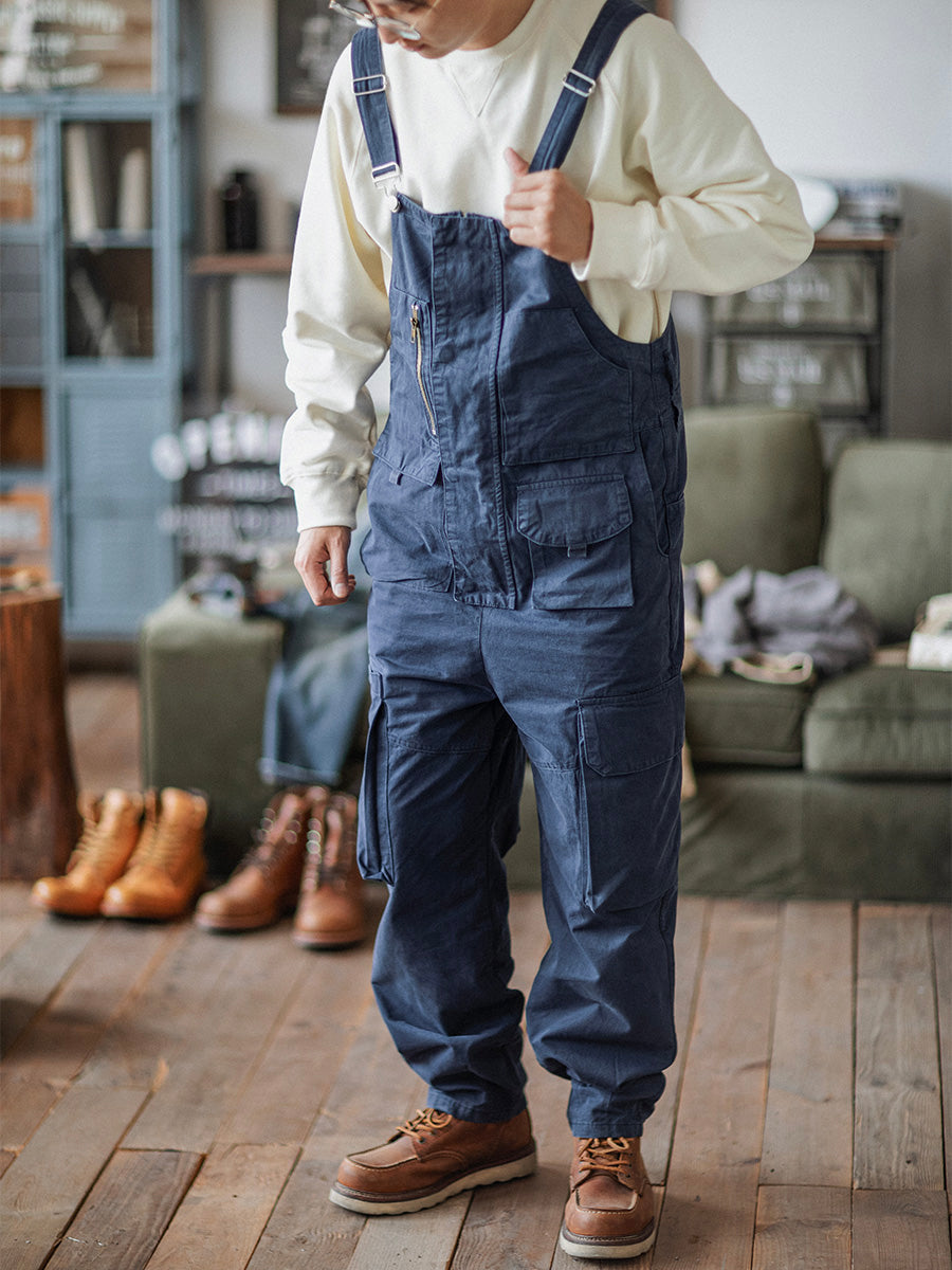 Eric | Relaxed Fit Cotton Overalls