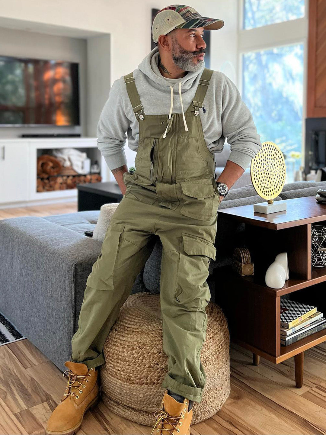 Eric | Relaxed Fit Cotton Overalls