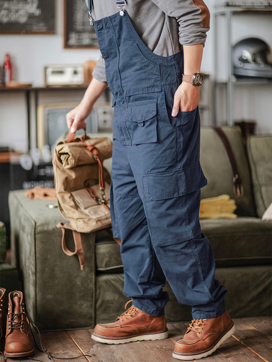 Eric | Relaxed Fit Cotton Overalls