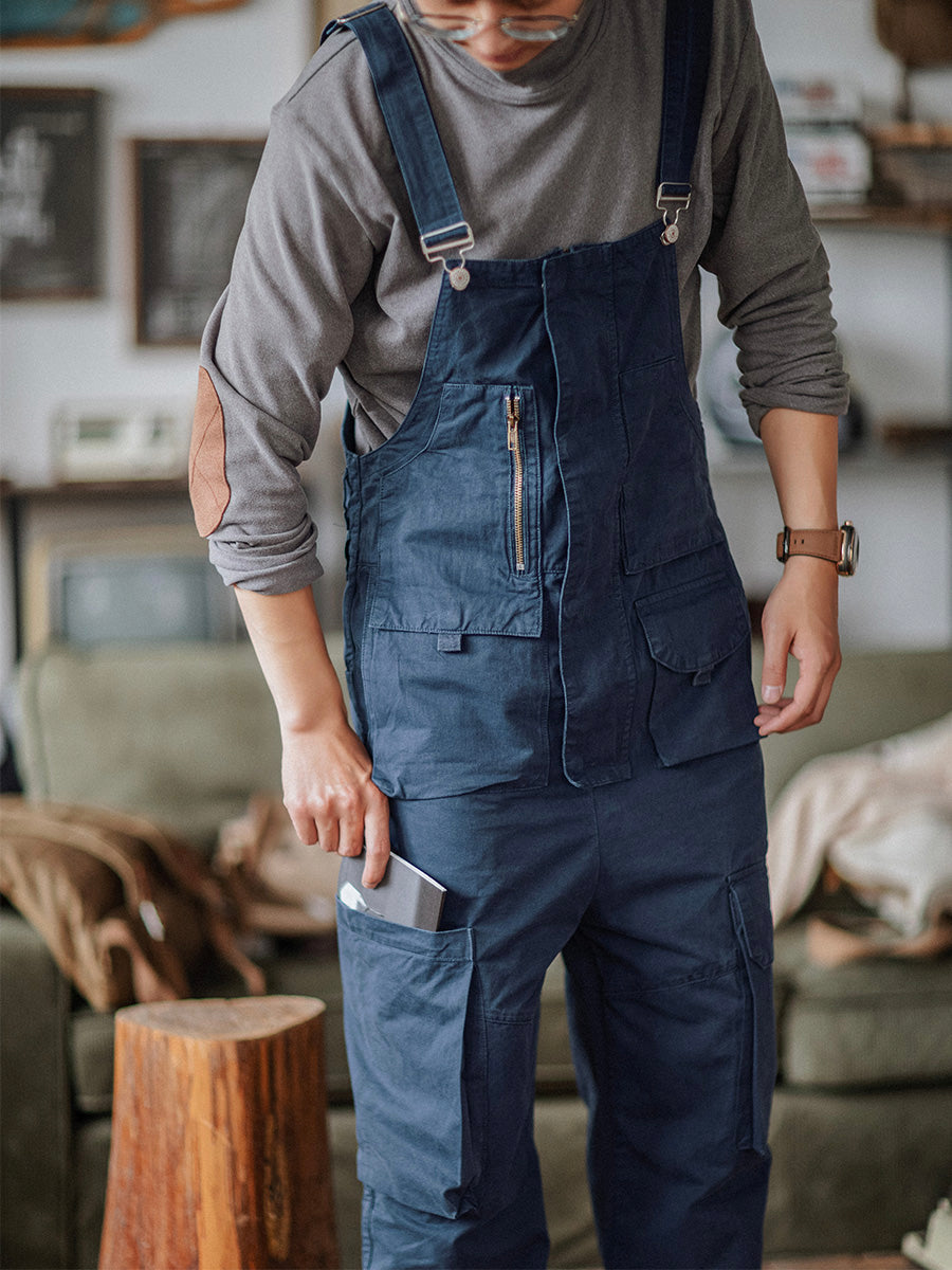 Eric | Relaxed Fit Cotton Overalls