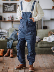 Eric | Relaxed Fit Cotton Overalls