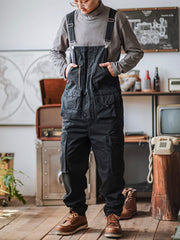 Eric | Relaxed Fit Cotton Overalls