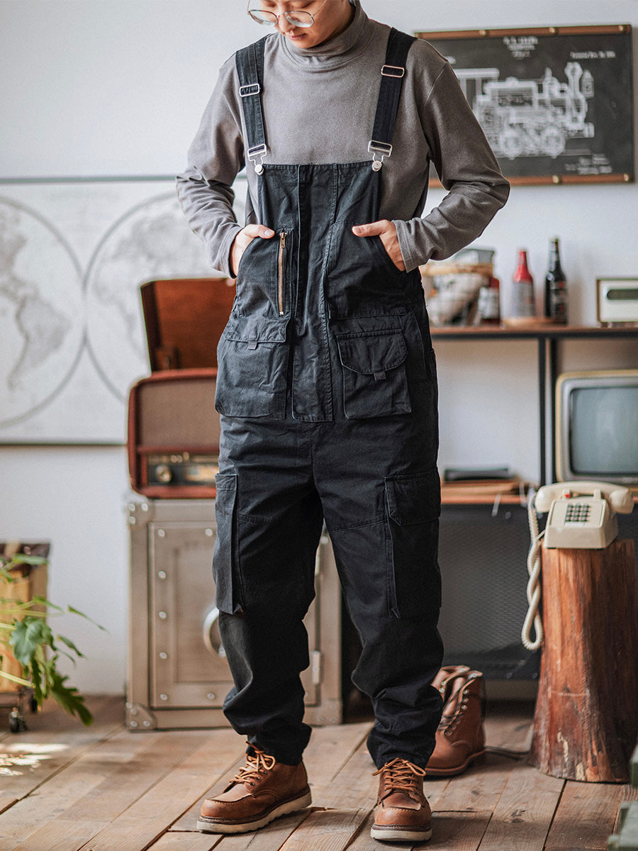 Eric | Relaxed Fit Cotton Overalls