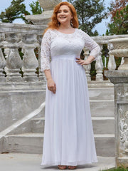 Eva | Ruched Waist A-Line Lace Mother of the Bride Outfits