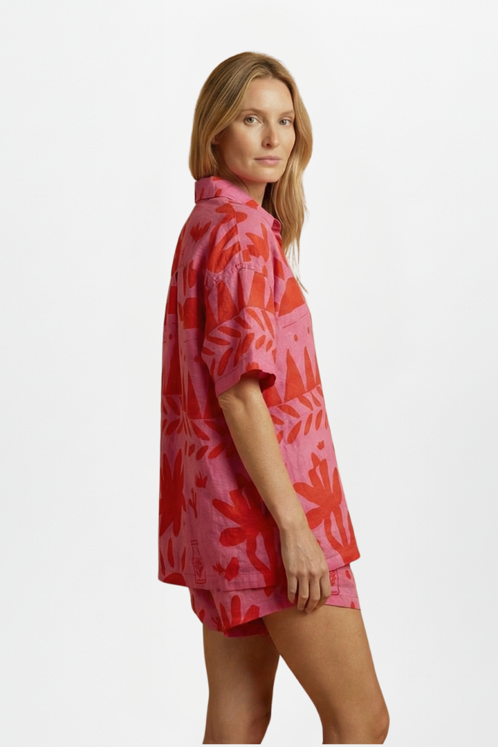 Evangeline | Relaxed Fit Printed Two-Piece Set