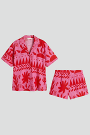 Evangeline | Relaxed Fit Printed Two-Piece Set