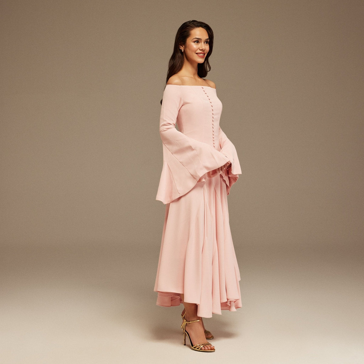 Faith | A-Line Off-Shoulder Wedding Guest Dress