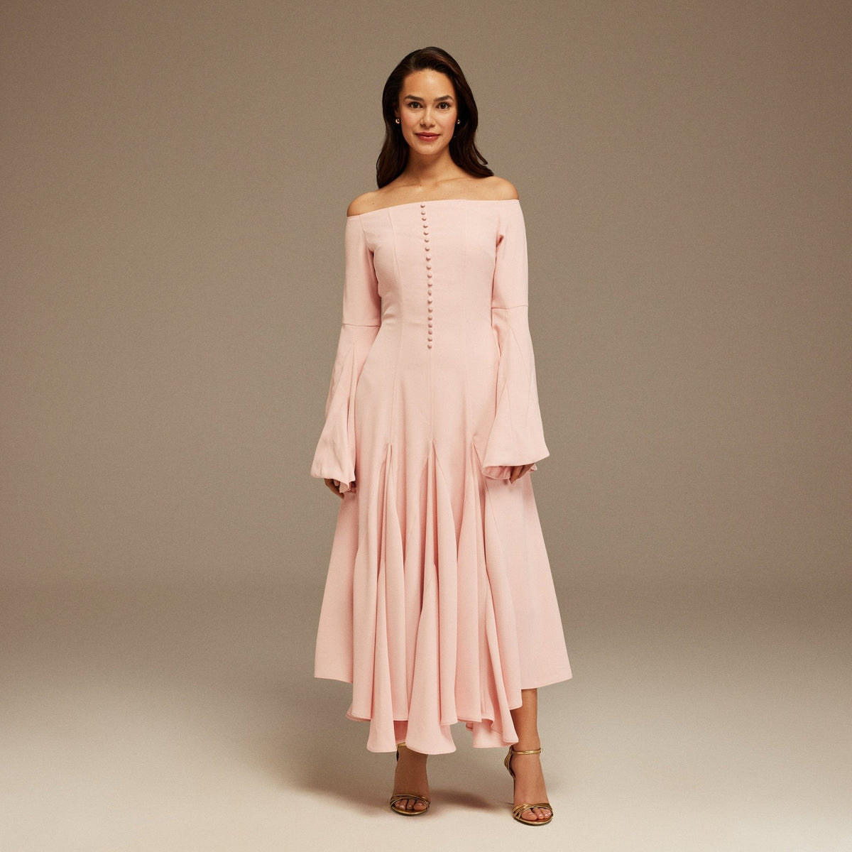 Faith | A-Line Off-Shoulder Wedding Guest Dress