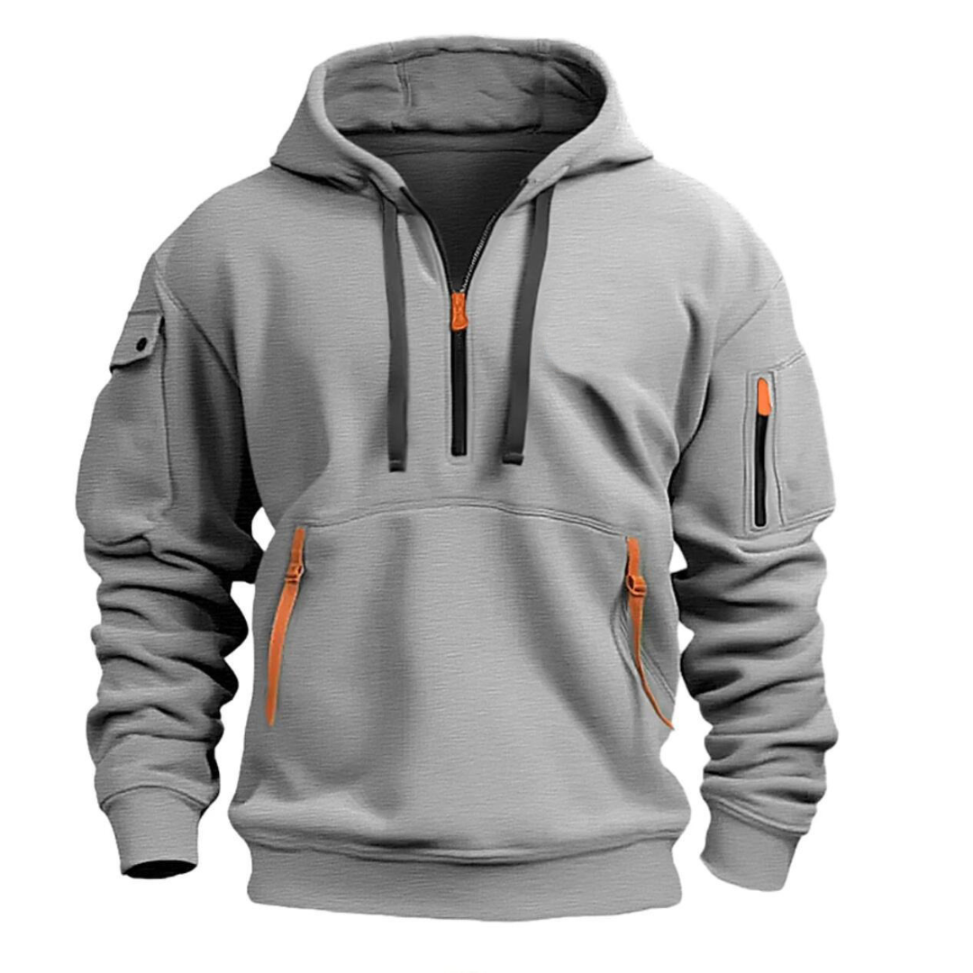 Francis | Relaxed Fit Zip Pocket Hoodie