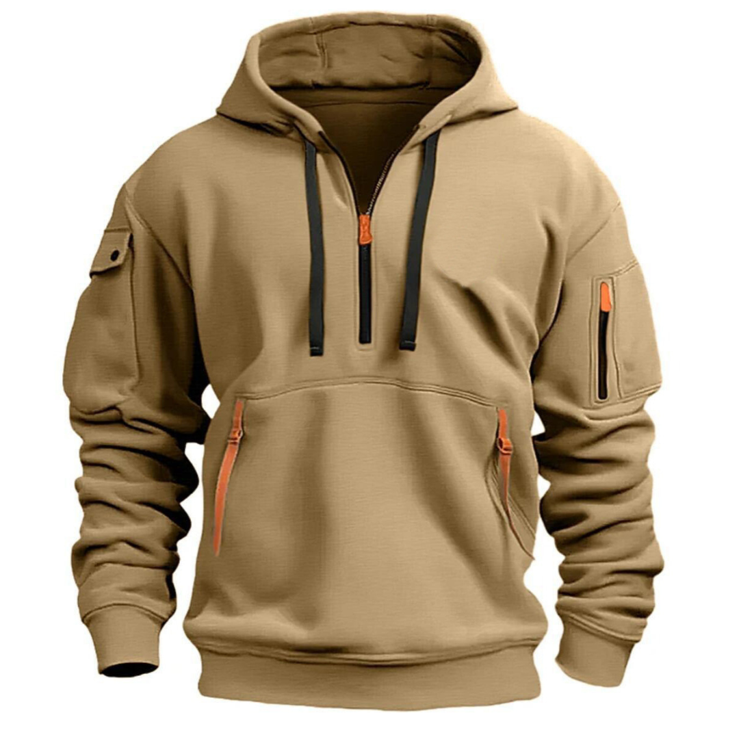 Francis | Relaxed Fit Zip Pocket Hoodie