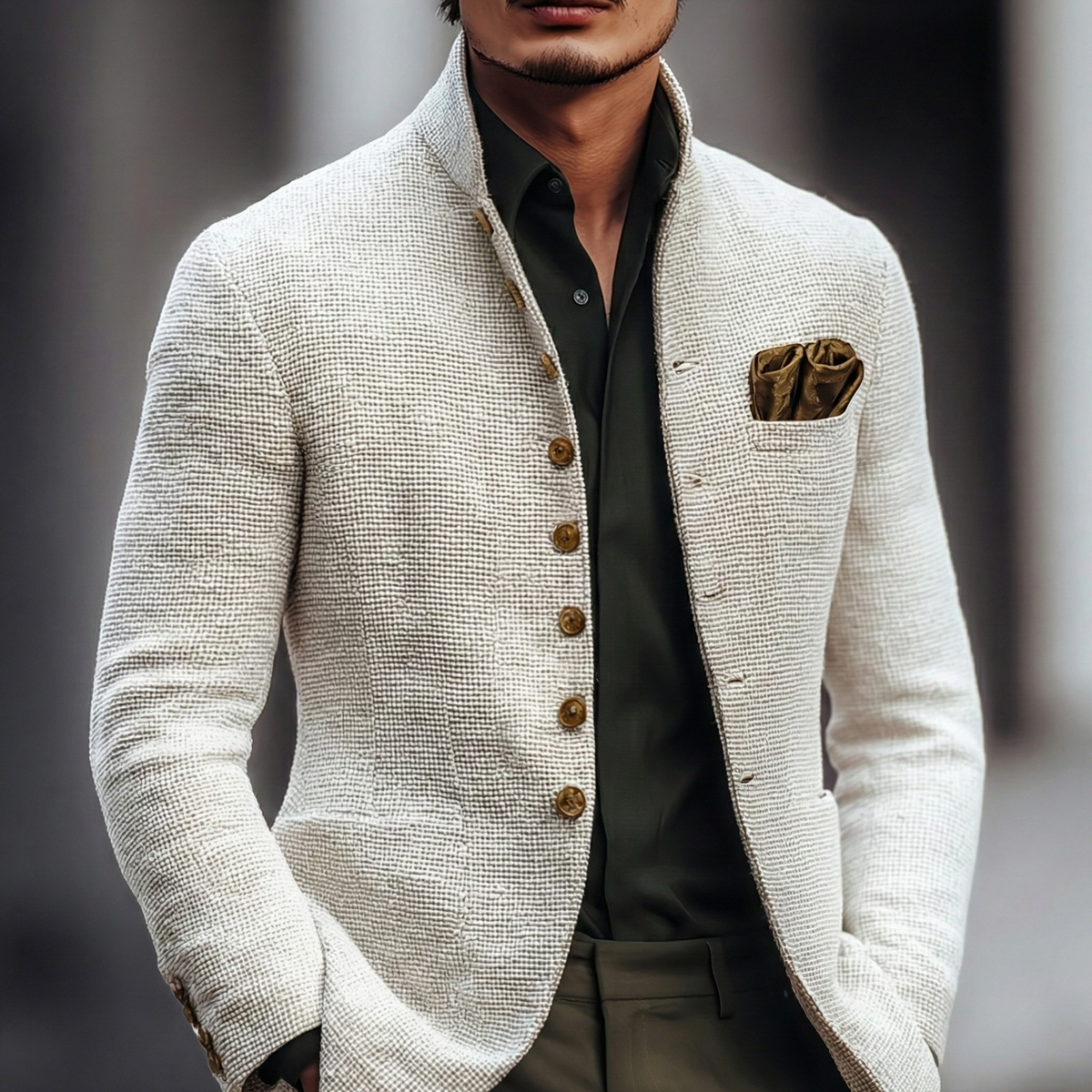 Gerard | Structured Fit Single Breasted Cardigan