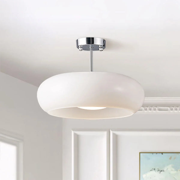 Glass Bauhaus Ceiling Light with Warm Gradient Shade – Ideal for Living Room or Hallway