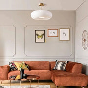 Glass Bauhaus Ceiling Light with Warm Gradient Shade – Ideal for Living Room or Hallway