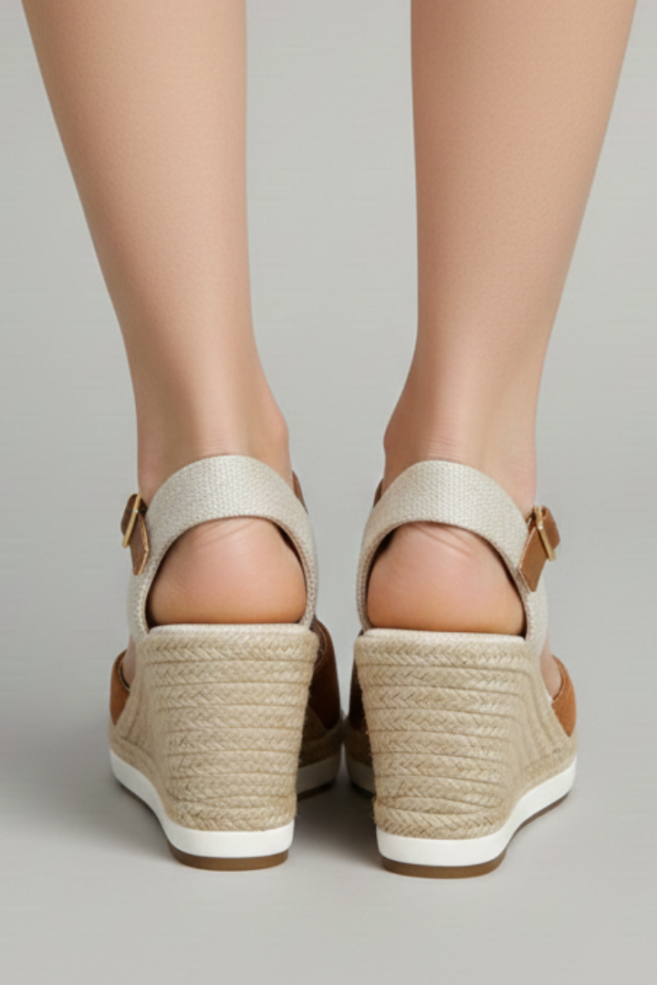 Grace | Closed-Toe Slingback Espadrille Sandals