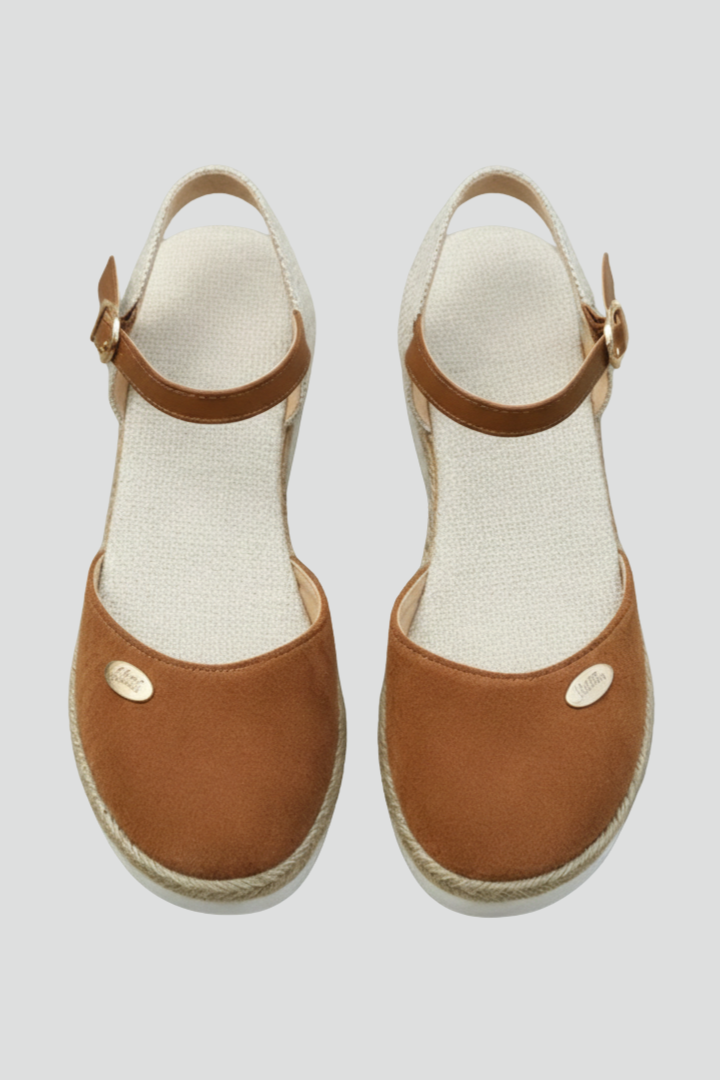 Grace | Closed-Toe Slingback Espadrille Sandals
