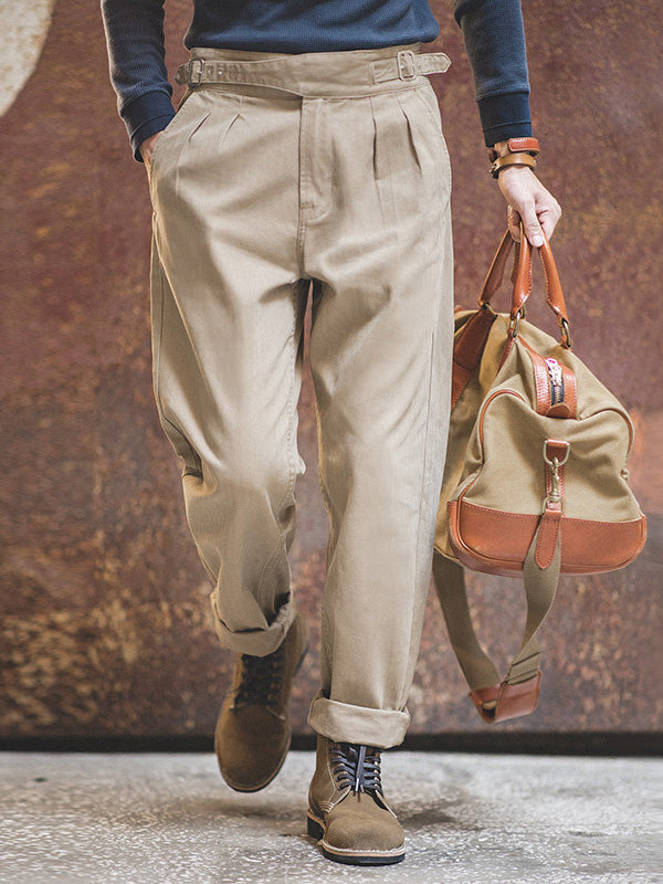 Graham | Straight Fit Adjustable Waist Gurkha Pants