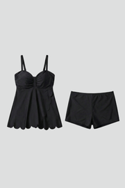 Hannah | Sweetheart Neck Tankini Set with Shorts