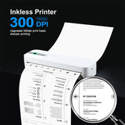 Havenbrook | Portable Bluetooth Thermal Printer with Wireless Inkless Printing for Mobile Use