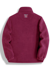 Hayes | Contrast-Lined Full Zip Fleece Jacket