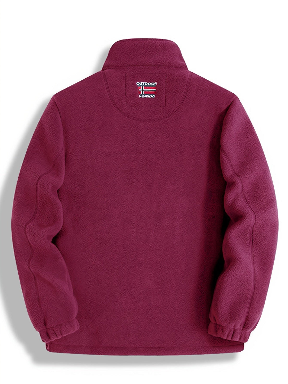 Hayes | Contrast-Lined Full Zip Fleece Jacket