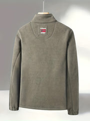 Hayes | Contrast-Lined Full Zip Fleece Jacket