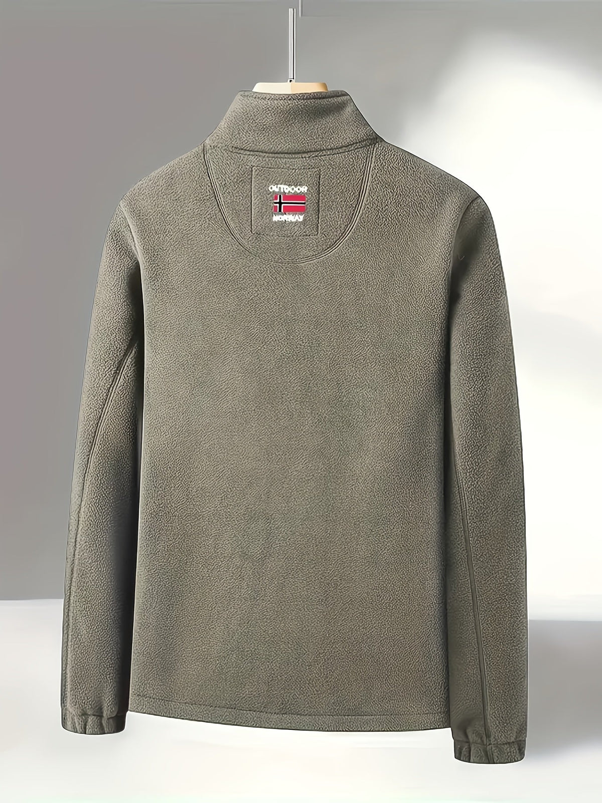 Hayes | Contrast-Lined Full Zip Fleece Jacket