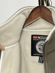 Hayes | Contrast-Lined Full Zip Fleece Jacket
