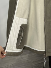 Hayes | Contrast-Lined Full Zip Fleece Jacket