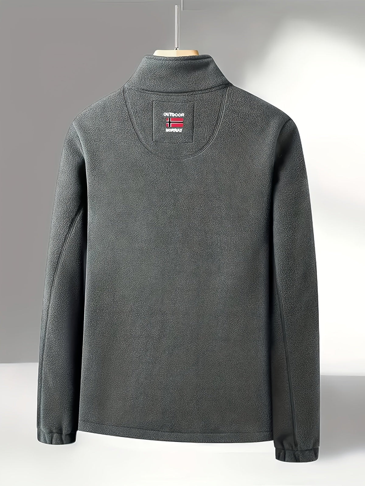 Hayes | Contrast-Lined Full Zip Fleece Jacket