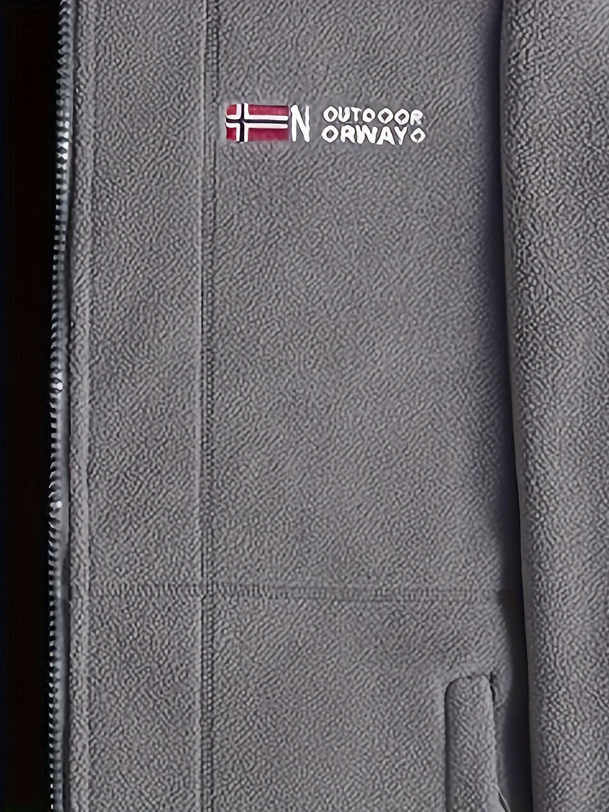 Hayes | Contrast-Lined Full Zip Fleece Jacket