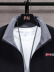 Hayes | Contrast-Lined Full Zip Fleece Jacket