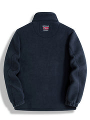 Hayes | Contrast-Lined Full Zip Fleece Jacket