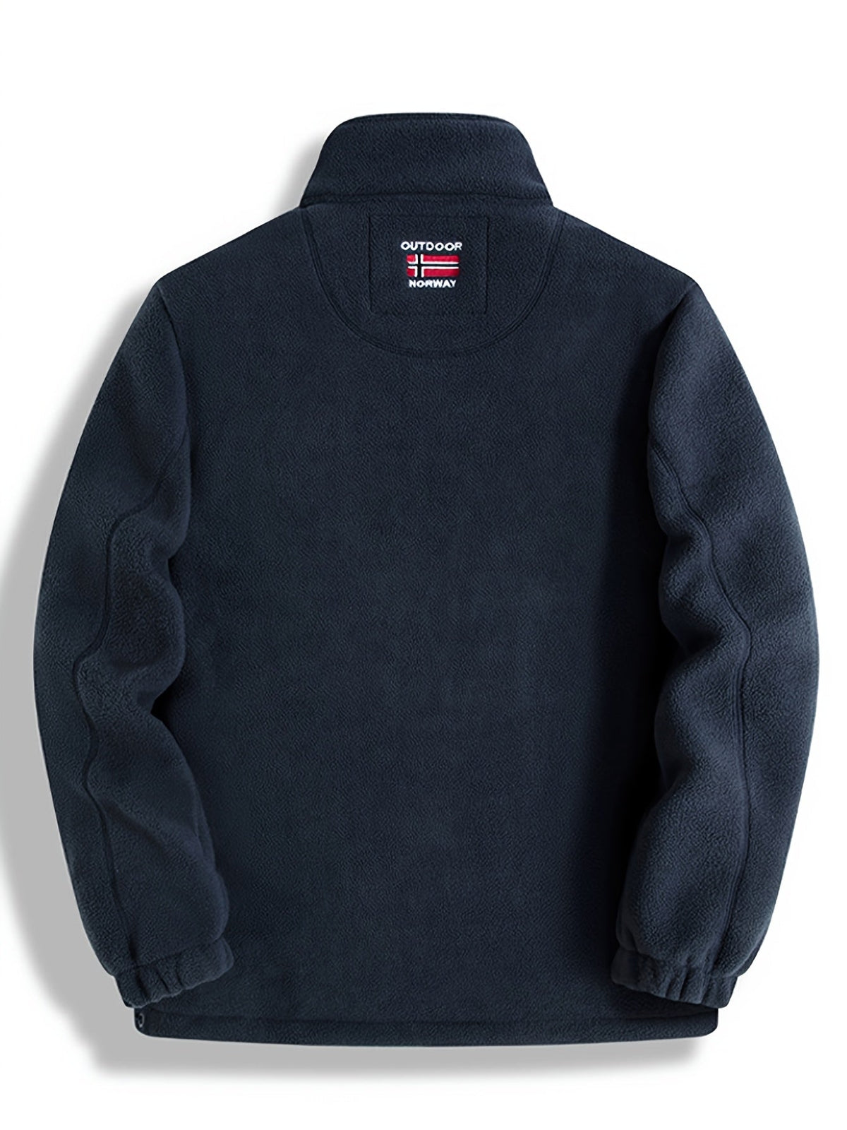 Hayes | Contrast-Lined Full Zip Fleece Jacket
