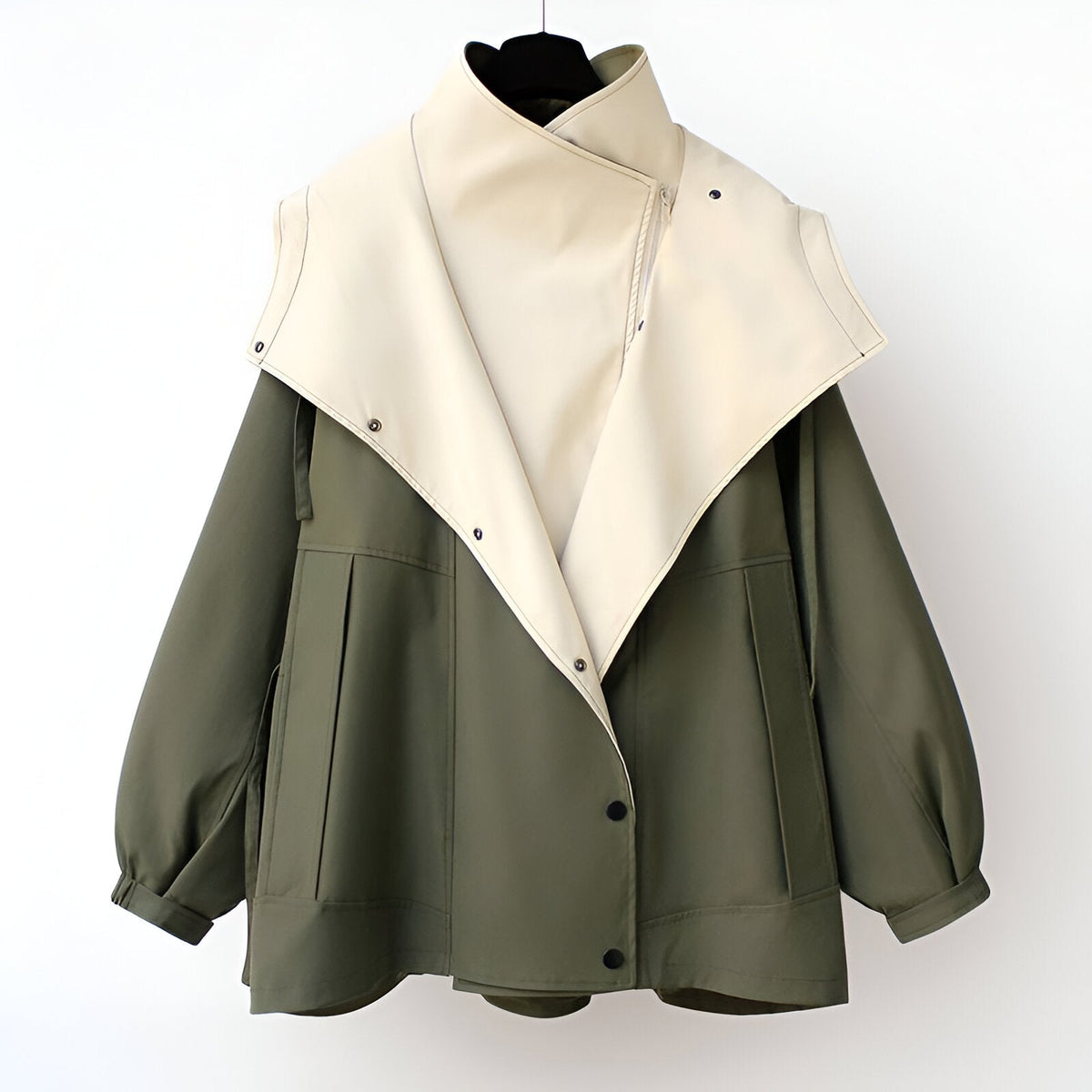 Henrietta | Adjustable Waist Windproof Windbreaker Jacket