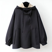 Henrietta | Adjustable Waist Windproof Windbreaker Jacket