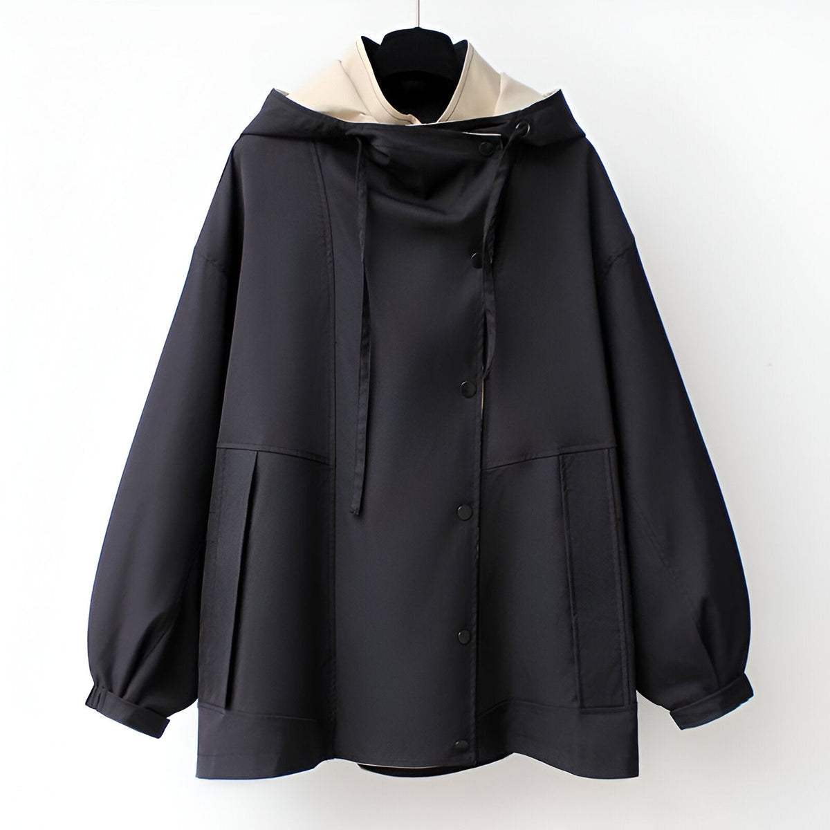 Henrietta | Adjustable Waist Windproof Windbreaker Jacket