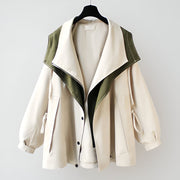 Henrietta | Adjustable Waist Windproof Windbreaker Jacket
