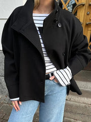 Iris | Structured Stand Collar Jacket